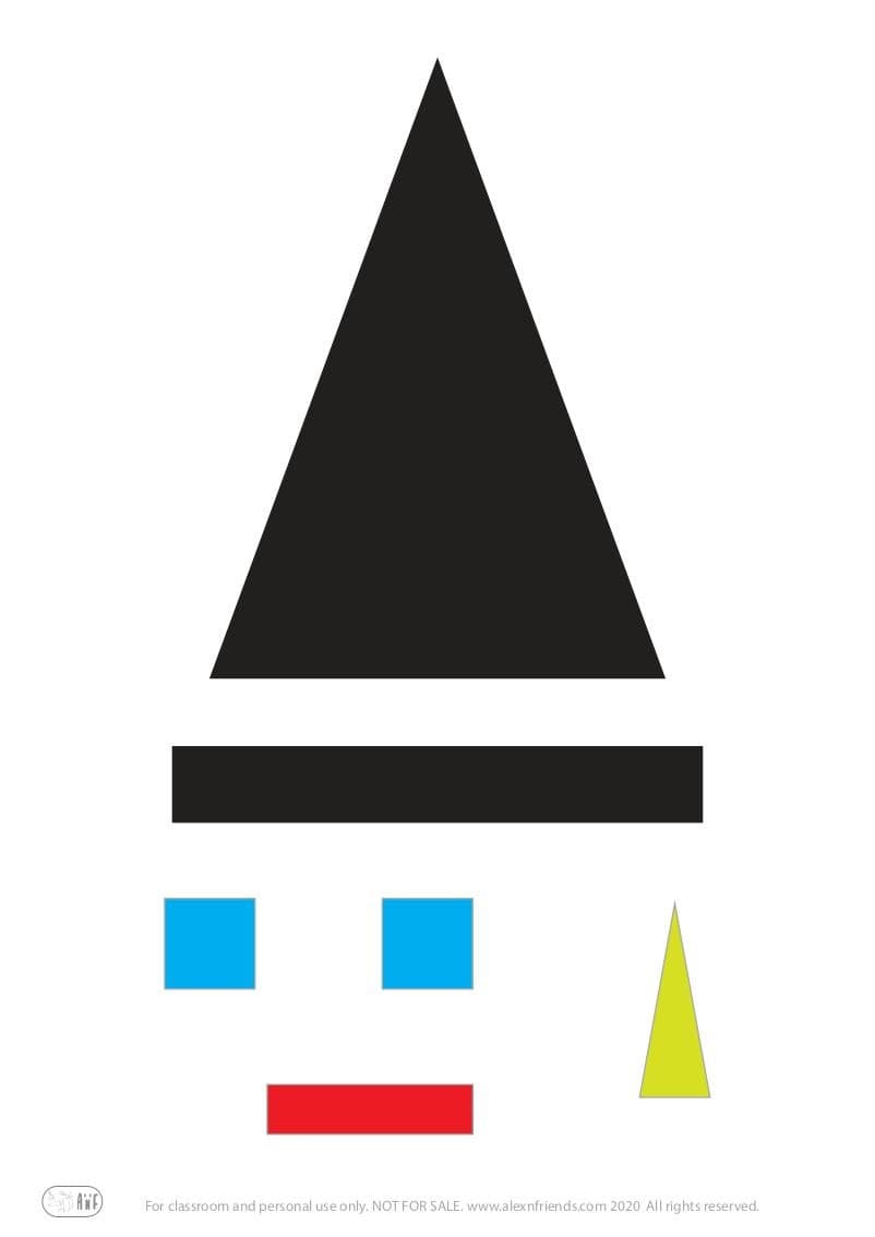 Halloween. Η κακή μάγισσα. Χειροτεχνία για παιδιά με δωρεάν εκτυπώσιμο υλικό. 