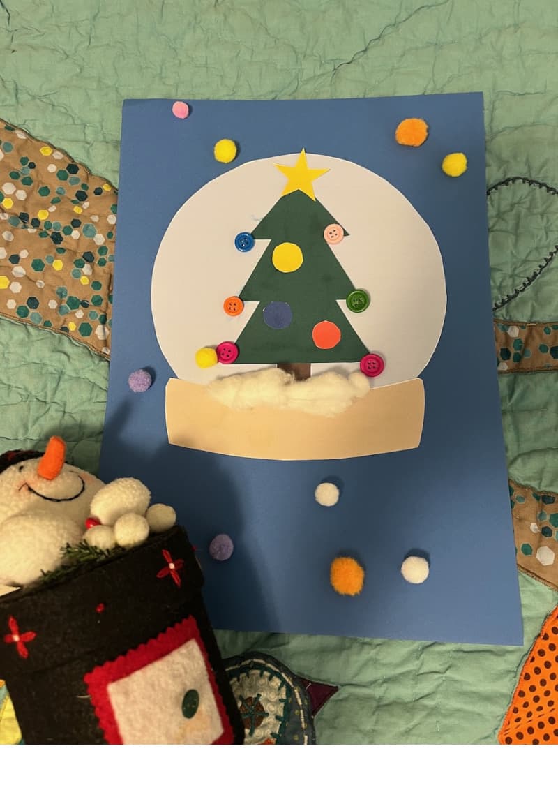 Christmas Snow Globe Craft
