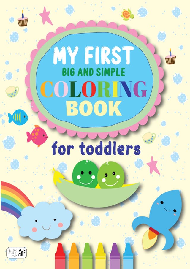 My First Big and Simple Coloring Book - ONLY 6.81 EUROS!