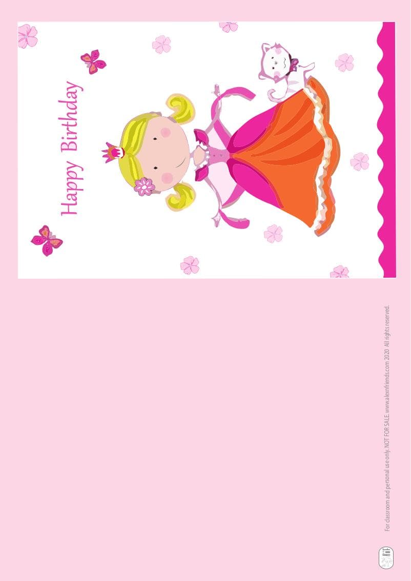 Birthday card 2 - 2 sides