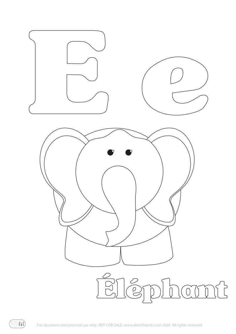 Letter E