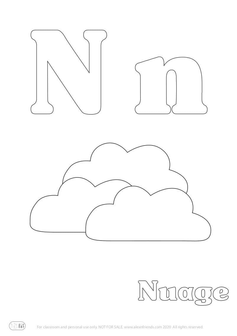 Letter N