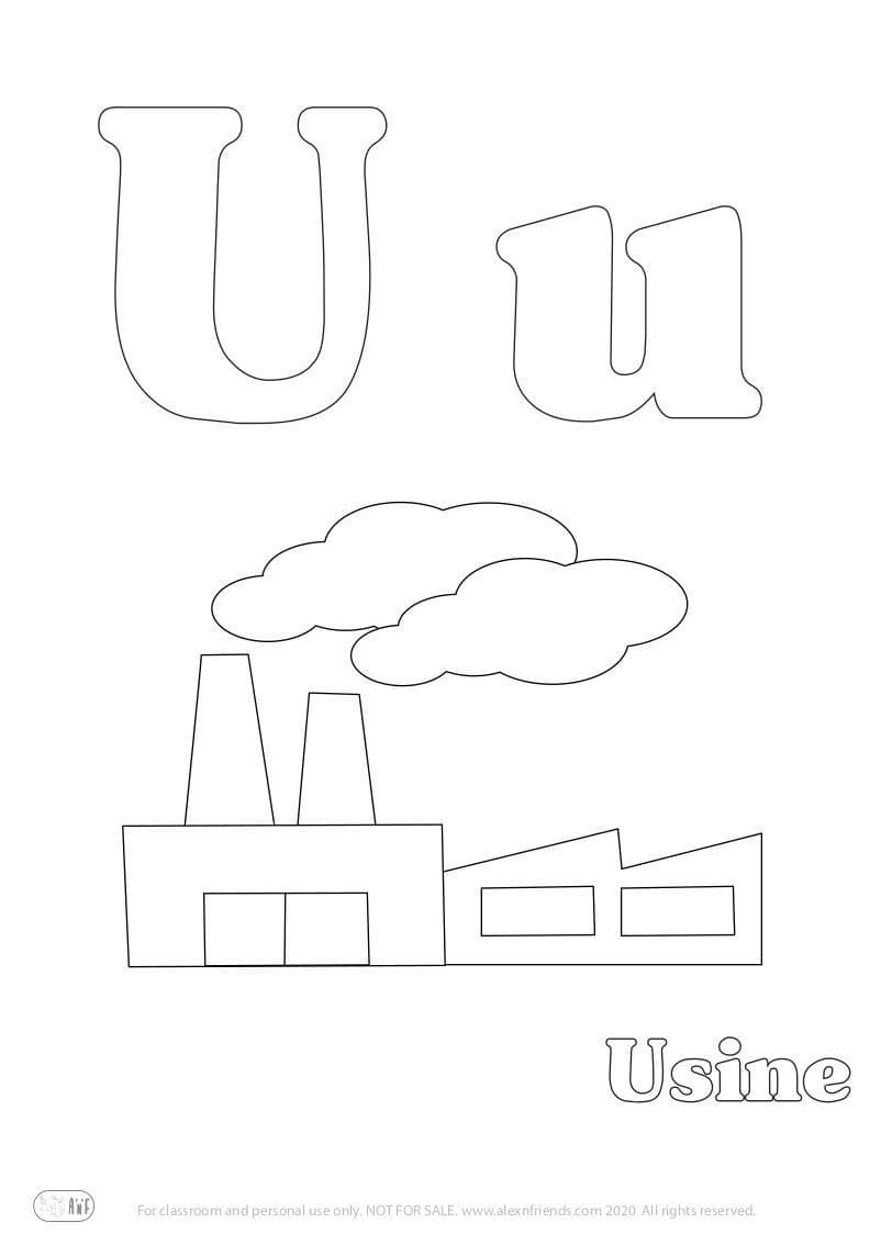 Letter U