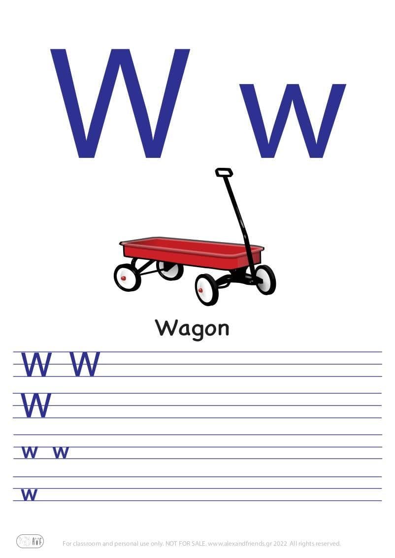 Letter W