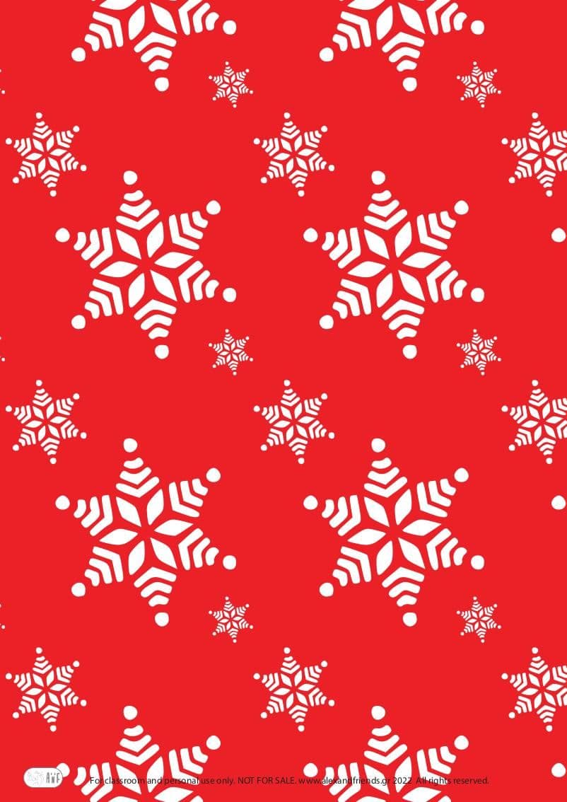 Red Snowflakes