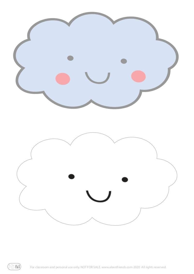 Cloud-Rainbow (printable material)