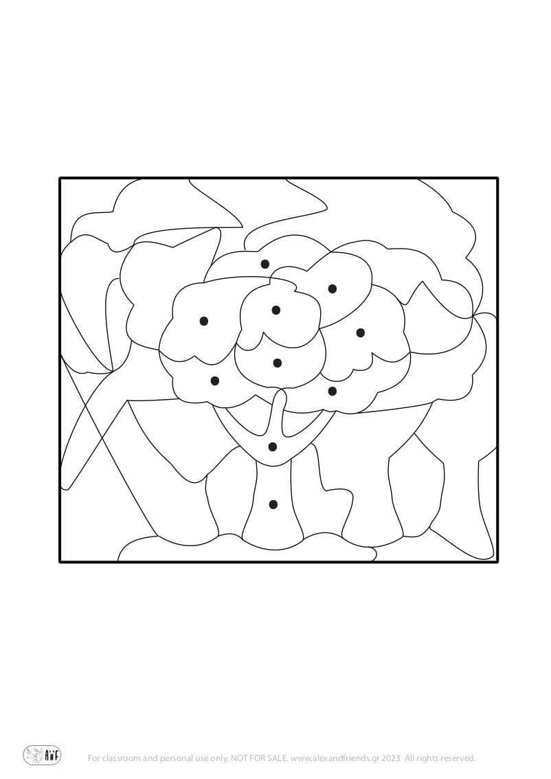 Coloring Puzzle - Tree