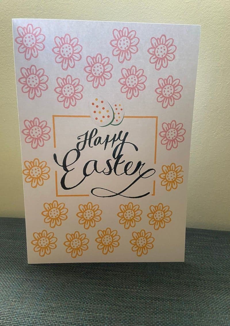Free printable Easter card.