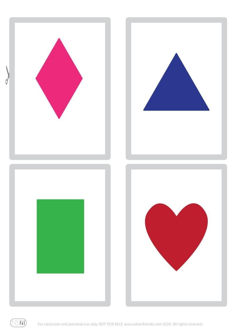 Shape cards