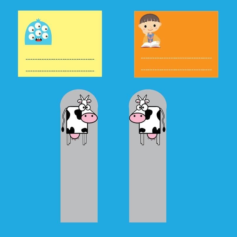 Bookmarks and Stickers