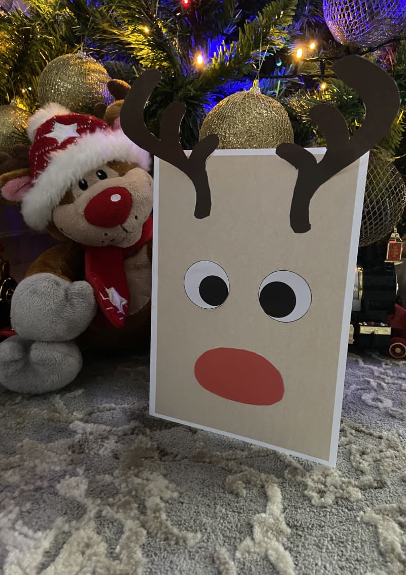 Rudolf card for the holidays