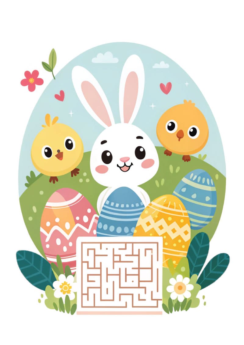 Easter Mazes for kids