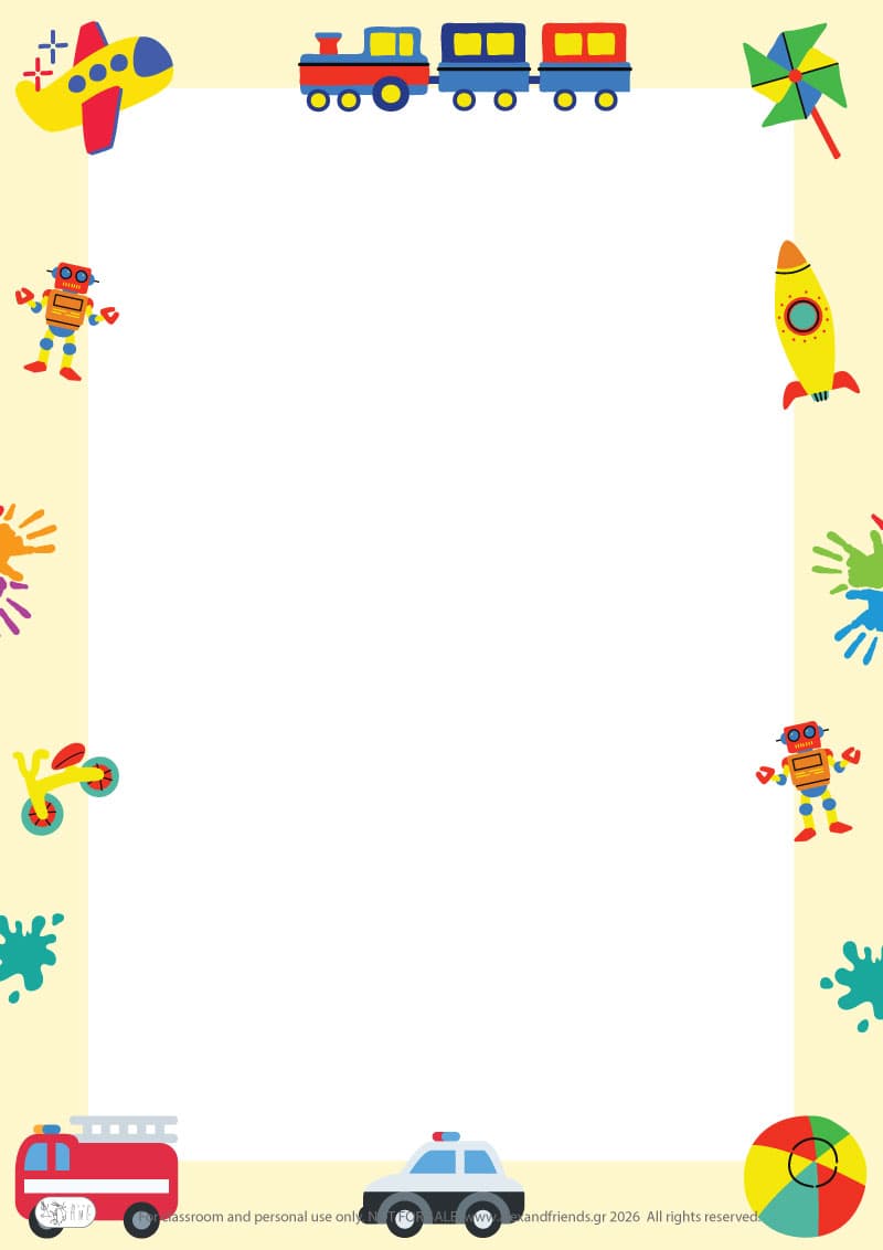 Writing paper - vehicles