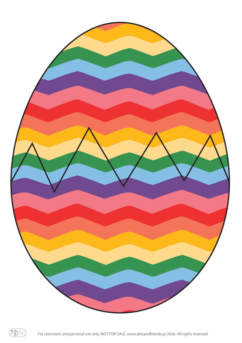 Easter craft for kids with a cracked egg and chick