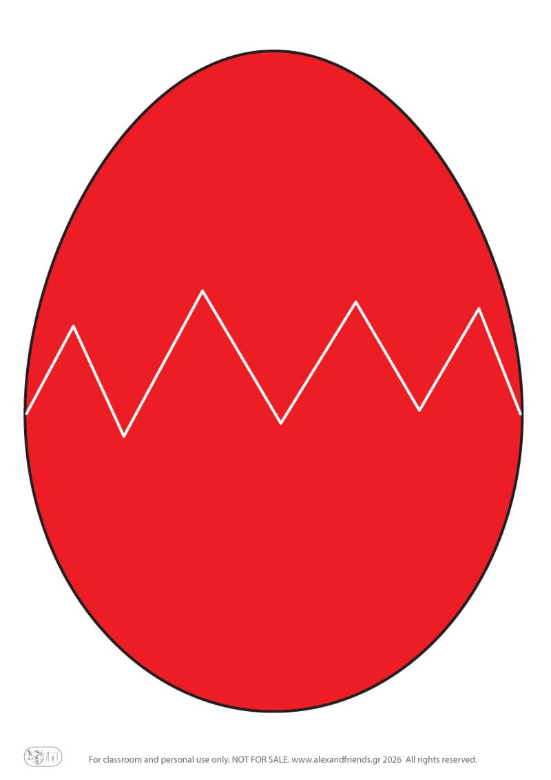 Easter craft for kids with a cracked egg and chick