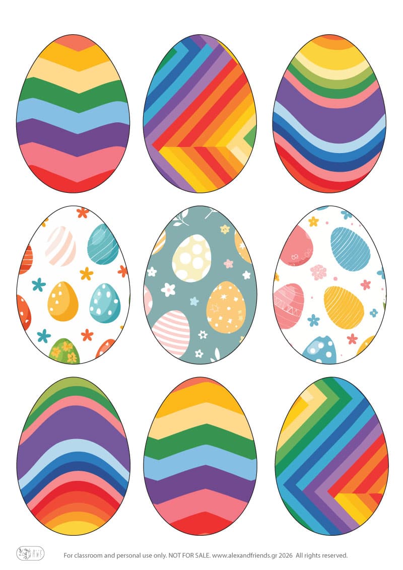 Easter wreath craft for kids made with eggs