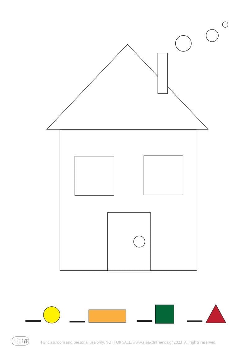 Match shapes to colors