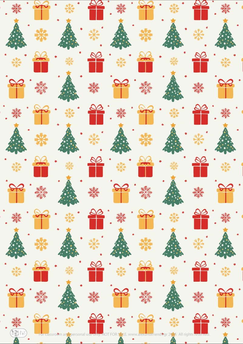 Xmas gifts and trees