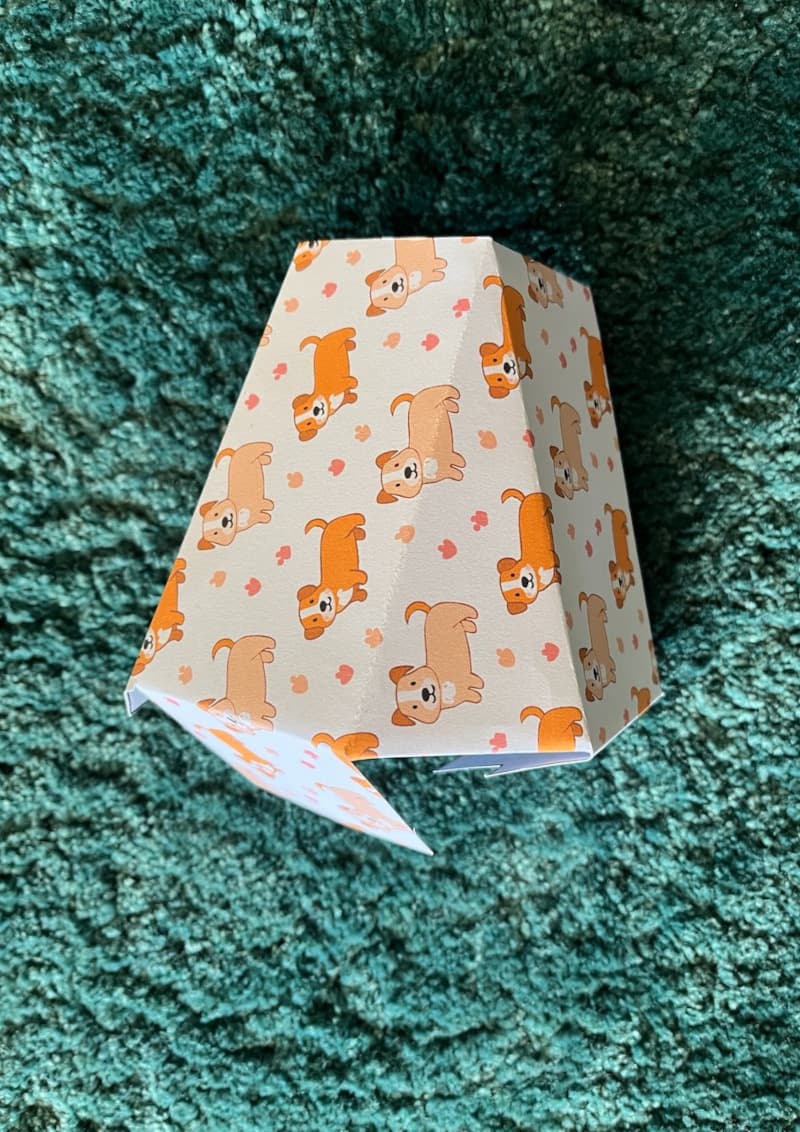 Easy Printable Paper Birthday Cake for kids