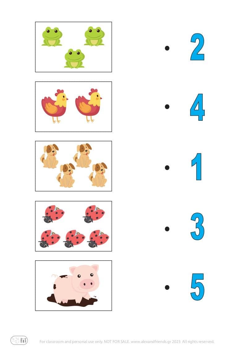 Free printables for kindergarten. Learning numbers 1-10. Worksheets for toddlers.