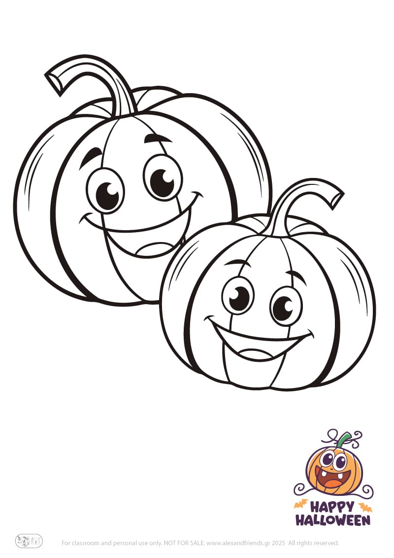 Smiling pumpkins