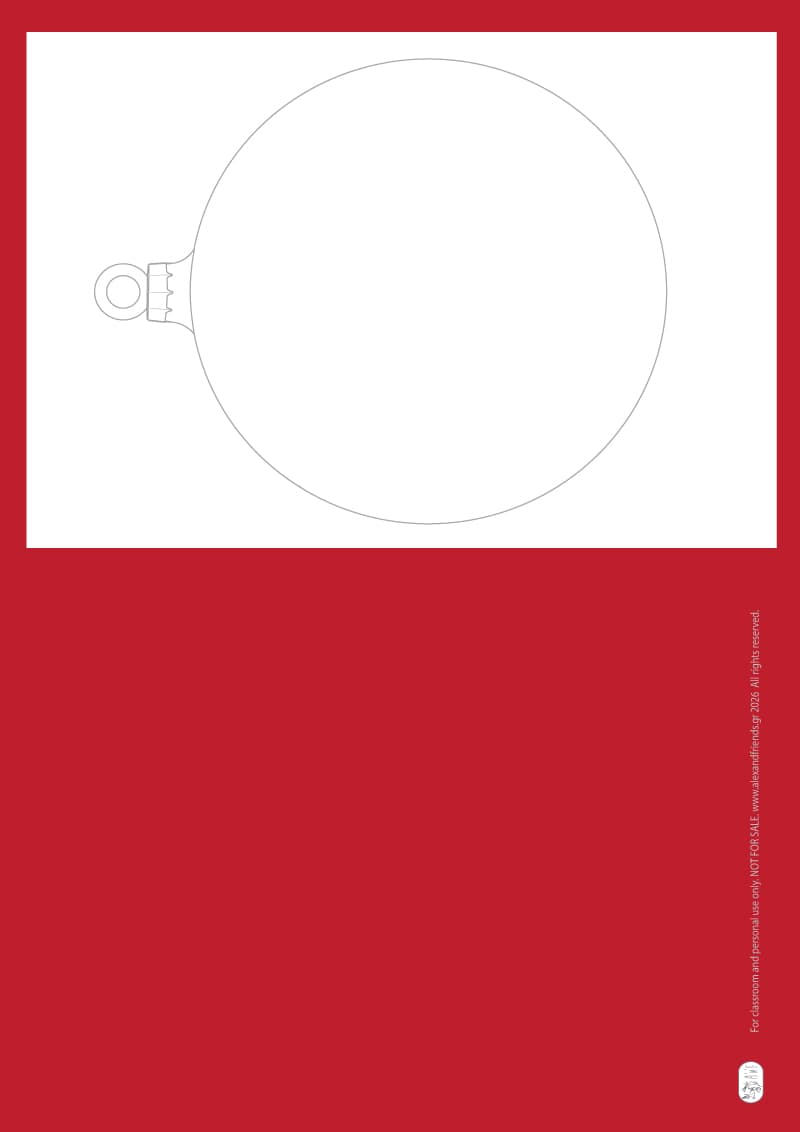 Εύκολη κάρτα με Χριστουγεννιάτικο δέντρο ή μπάλα