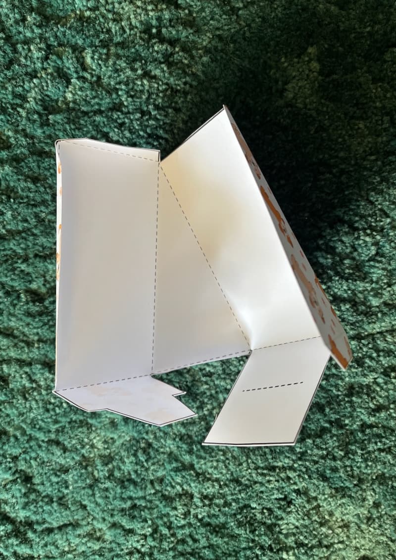 Easy Printable Paper Birthday Cake for kids