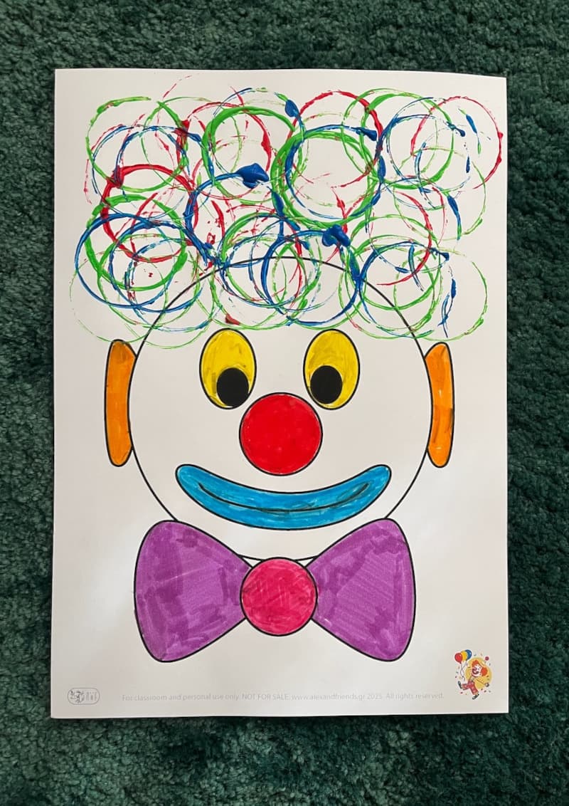 Ο Κλόουν με τα τρελά μαλλιά