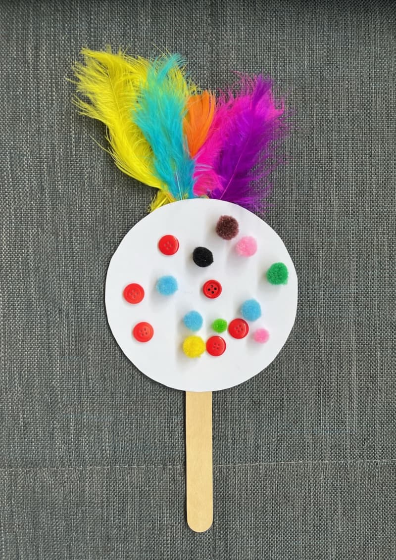 Τυμπανάκια με Χρώματα & Φτερά