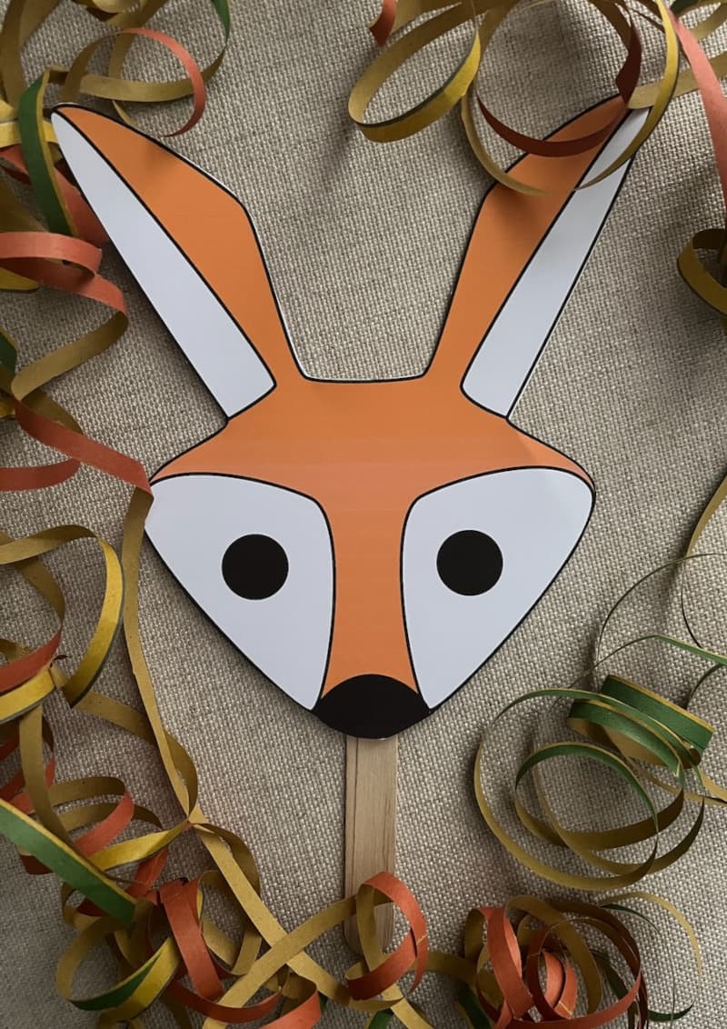 Η πονηρή αλεπού - Αποκριάτικη μάσκα