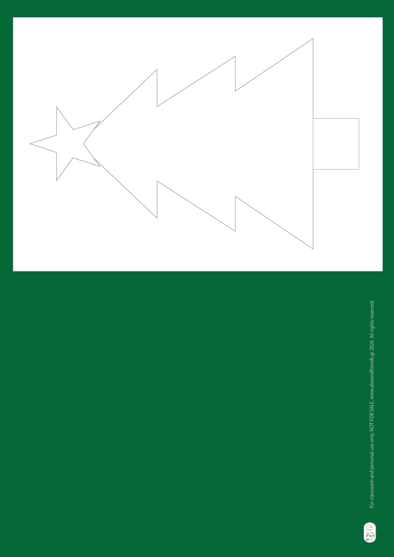 Εύκολη κάρτα με Χριστουγεννιάτικο δέντρο ή μπάλα