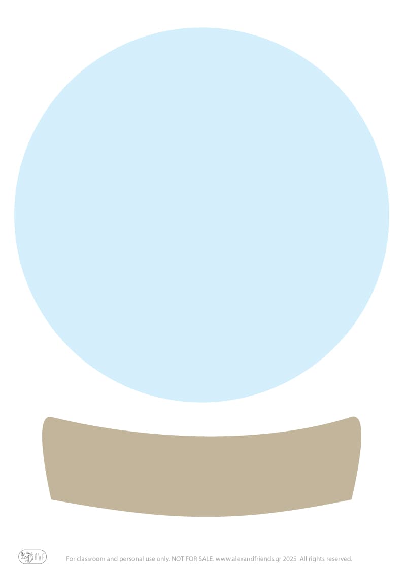 Χριστουγεννιάτικη μπάλα νερού (χιονόμπαλα)