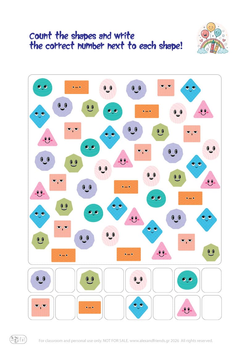 Count the shapes!