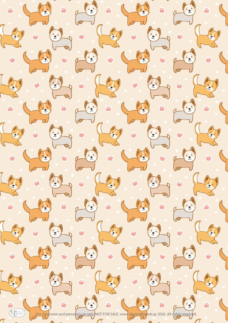 Easy Printable Paper Birthday Cake for kids