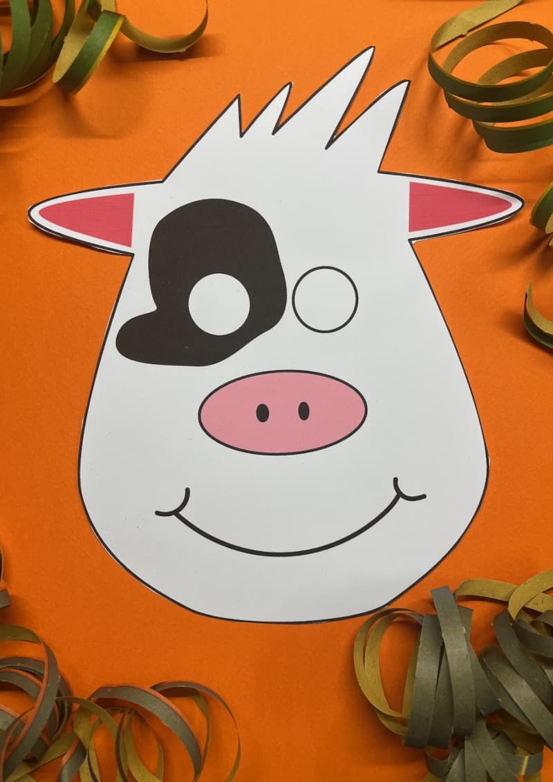 Η χαρούμενη Αγελαδίτσα - Μάσκα