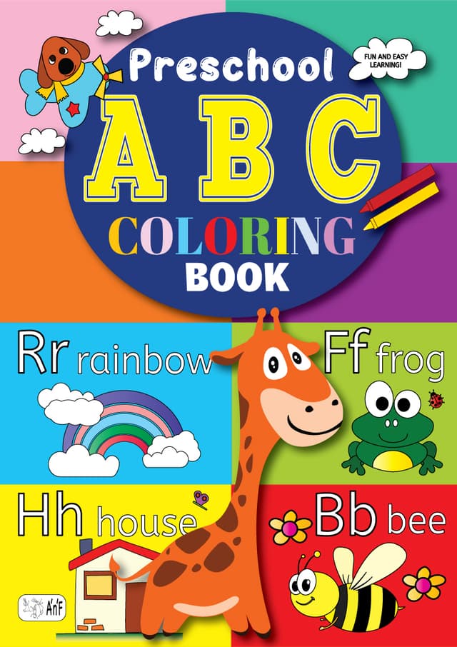 ABC Φύλλα ζωγραφικής με το Αγγλικό Αλφάβητο